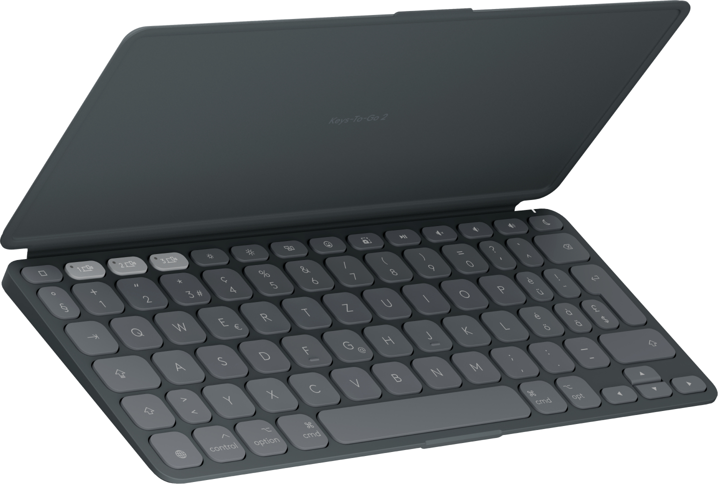 Logitech Keys-To-Go 2 tastiera Universale Bluetooth QWERTZ Svizzere Grafite