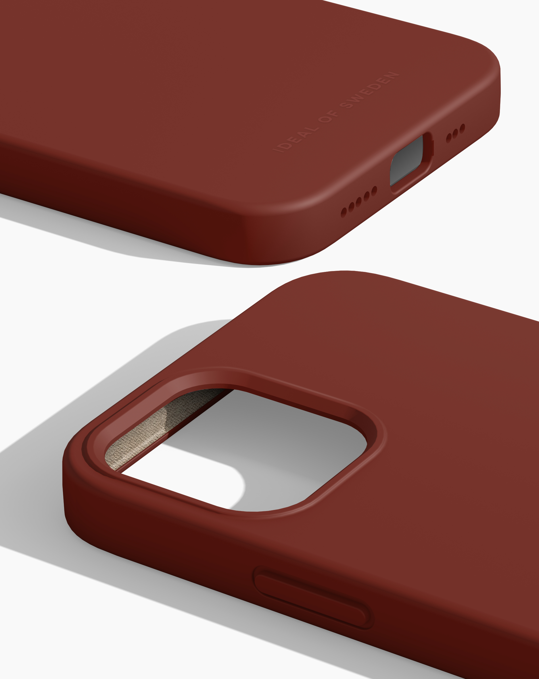 iDeal of Sweden Silicone Case iPhone 12/12P Dark Amber