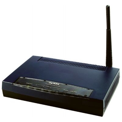 Zyxel P-660HW-T1 wireless router Fast Ethernet Black, Blue