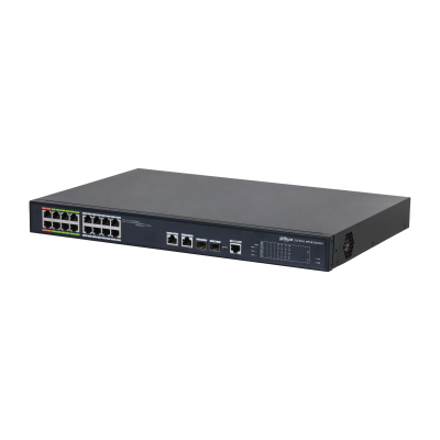 Dahua Technology ePoE DH-LR2218-16ET-240-V2 network switch Managed L2 Fast Ethernet (10/100) Power over Ethernet (PoE) Black