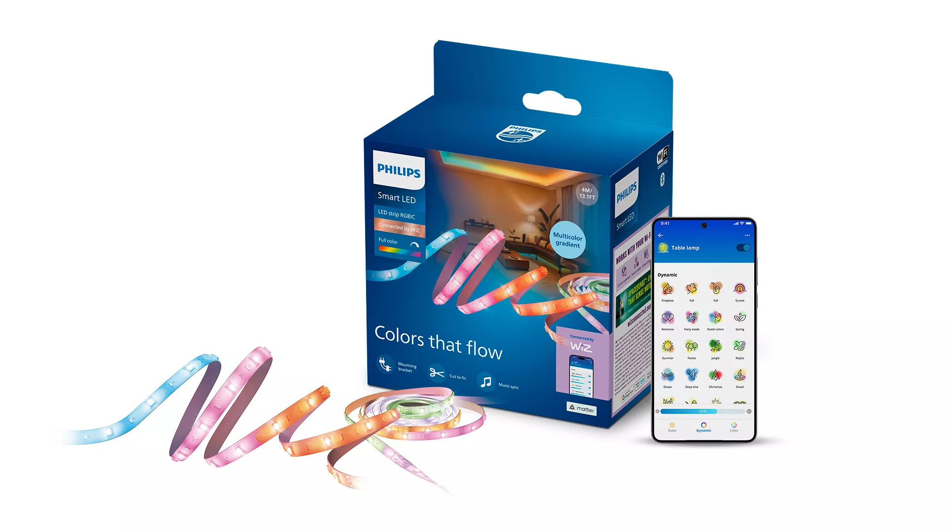 Philips by Signify Philips 8721103159625 smart lighting Smart strip light Wi-Fi/Bluetooth – image 2