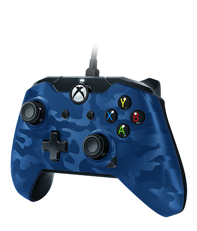 PDP 048-082-EU-CM02 Gaming Controller Blue, Camouflage USB Gamepad Analogue / Digital PC, Xbox One, Xbox One S, Xbox One X – image 2