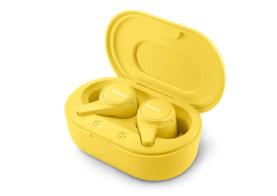 Philips 1000 series TAT1207YL/00 headphones/headset Wireless In-ear Bluetooth Yellow – image 4