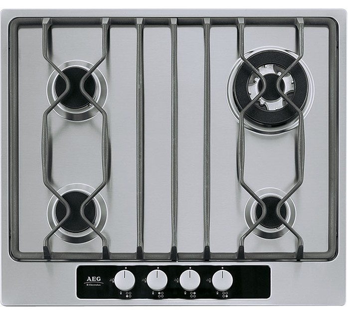 AEG 65843GM hob Stainless steel Built-in