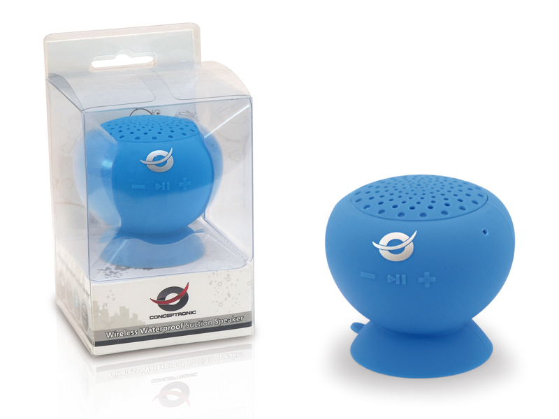 Conceptronic Wireless Waterproof Suction Speaker – image 6