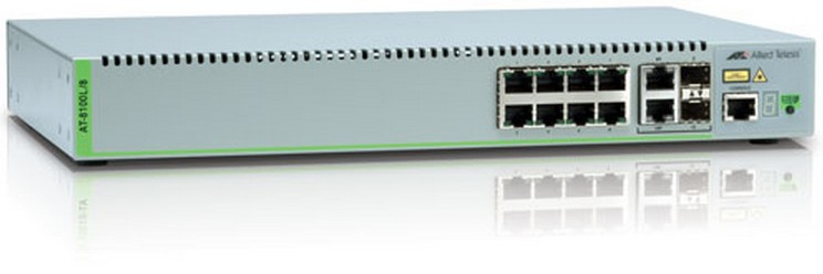 Allied Telesis AT-8100L-8 Managed L3 Gigabit Ethernet (10/100/1000) Grey