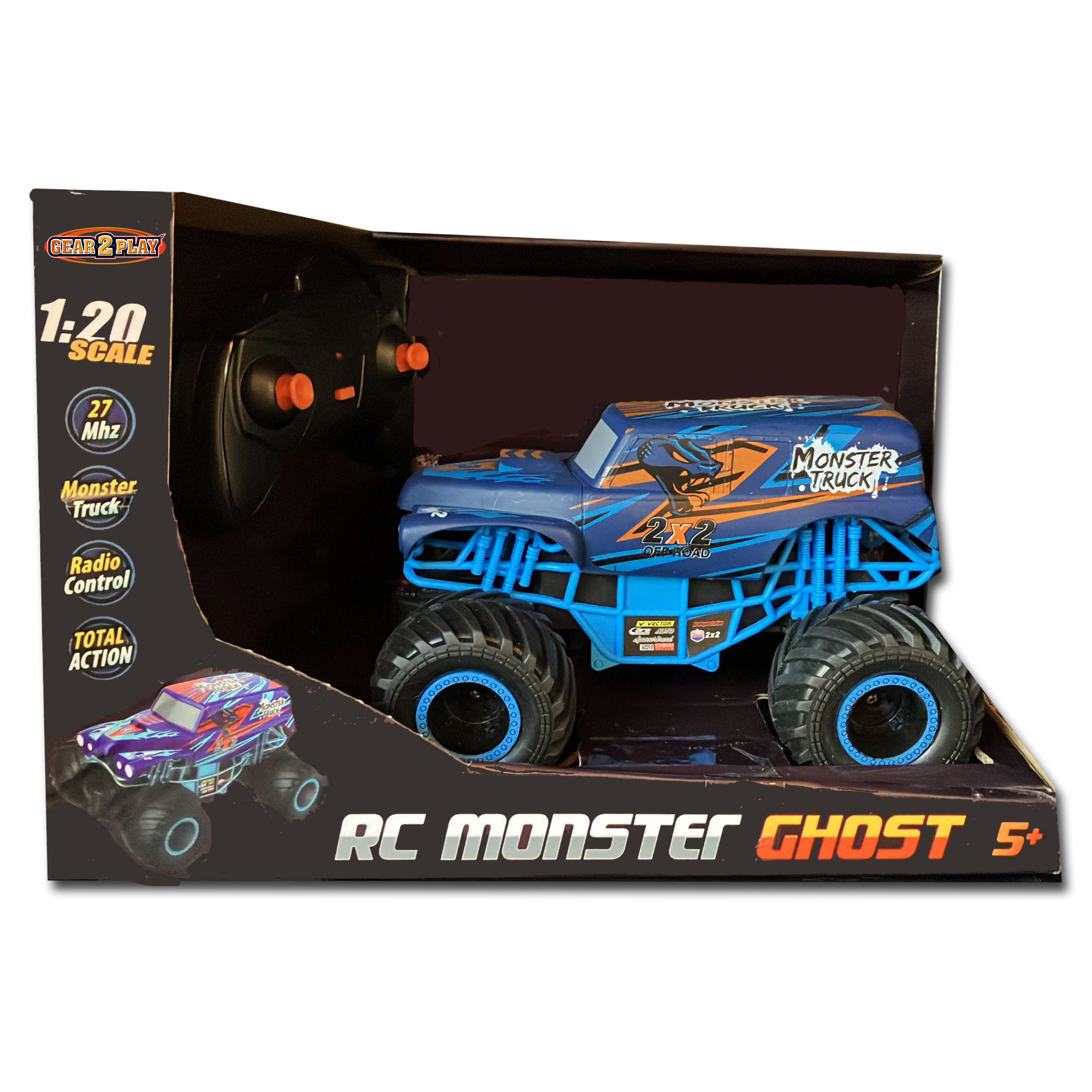 Gear2Play RC Monster Ghost Monstertruck 1:20 – image 3