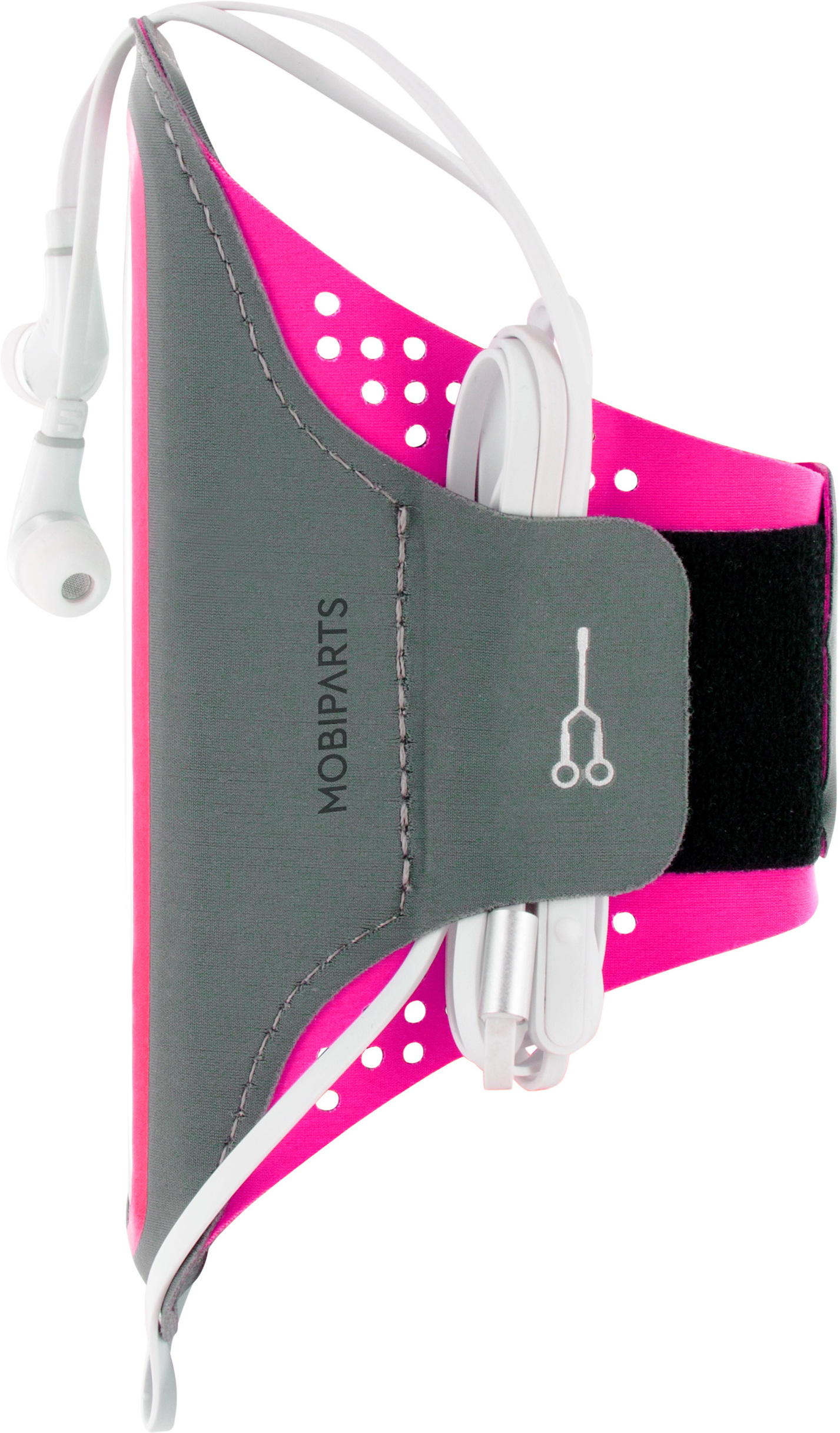 Mobiparts Comfort Fit Sport Armband Apple iPhone 12/12 Pro Neon Pink – image 5