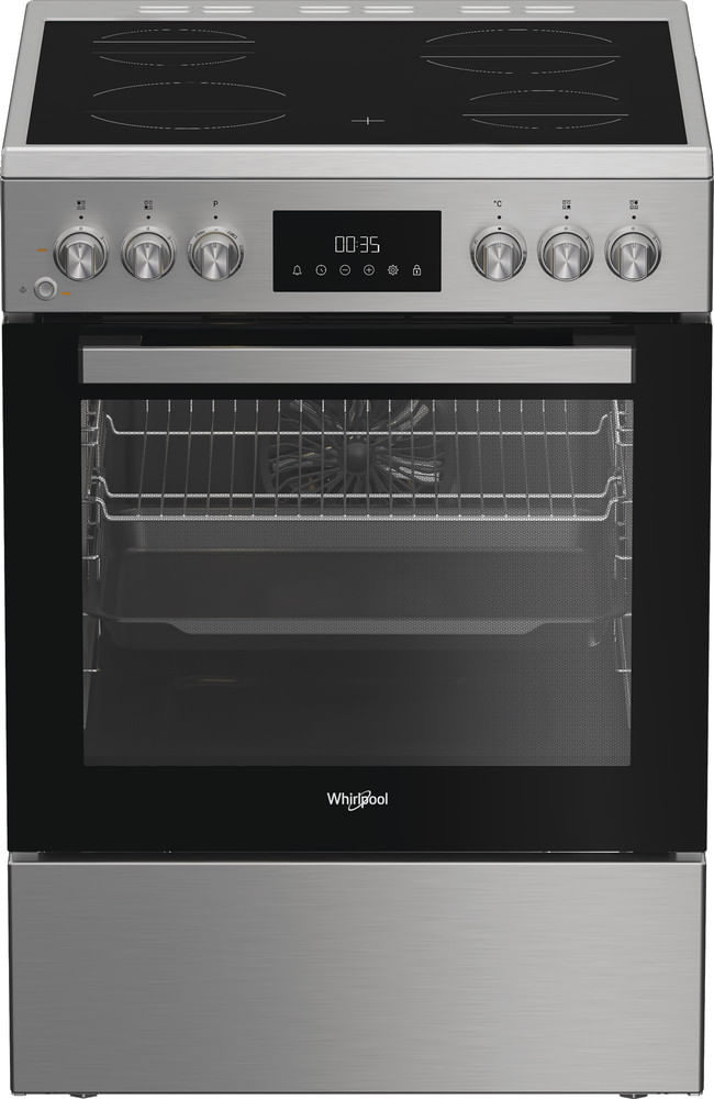 Whirlpool W6V8LCSX Freestanding cooker Electric Ceramic hob Stainless steel – image 3