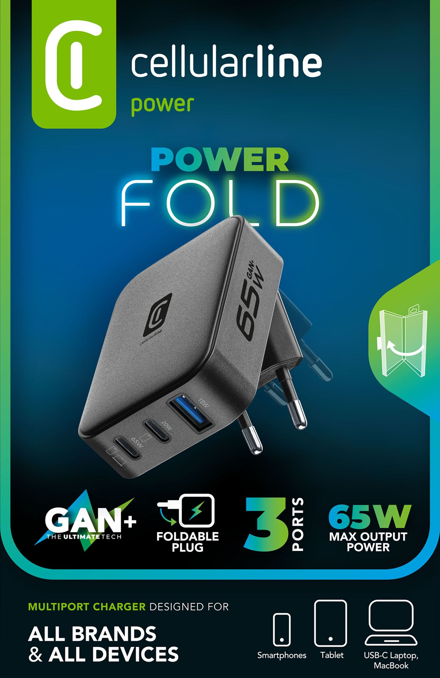 Cellularline CHARGER MULTIPORT POWER FOLD – image 8