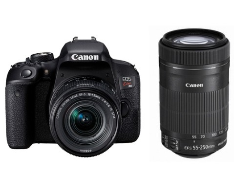 Canon Kiss X9i + EF-S 18-55mm IS STM + EF-S 55-250mm IS STM