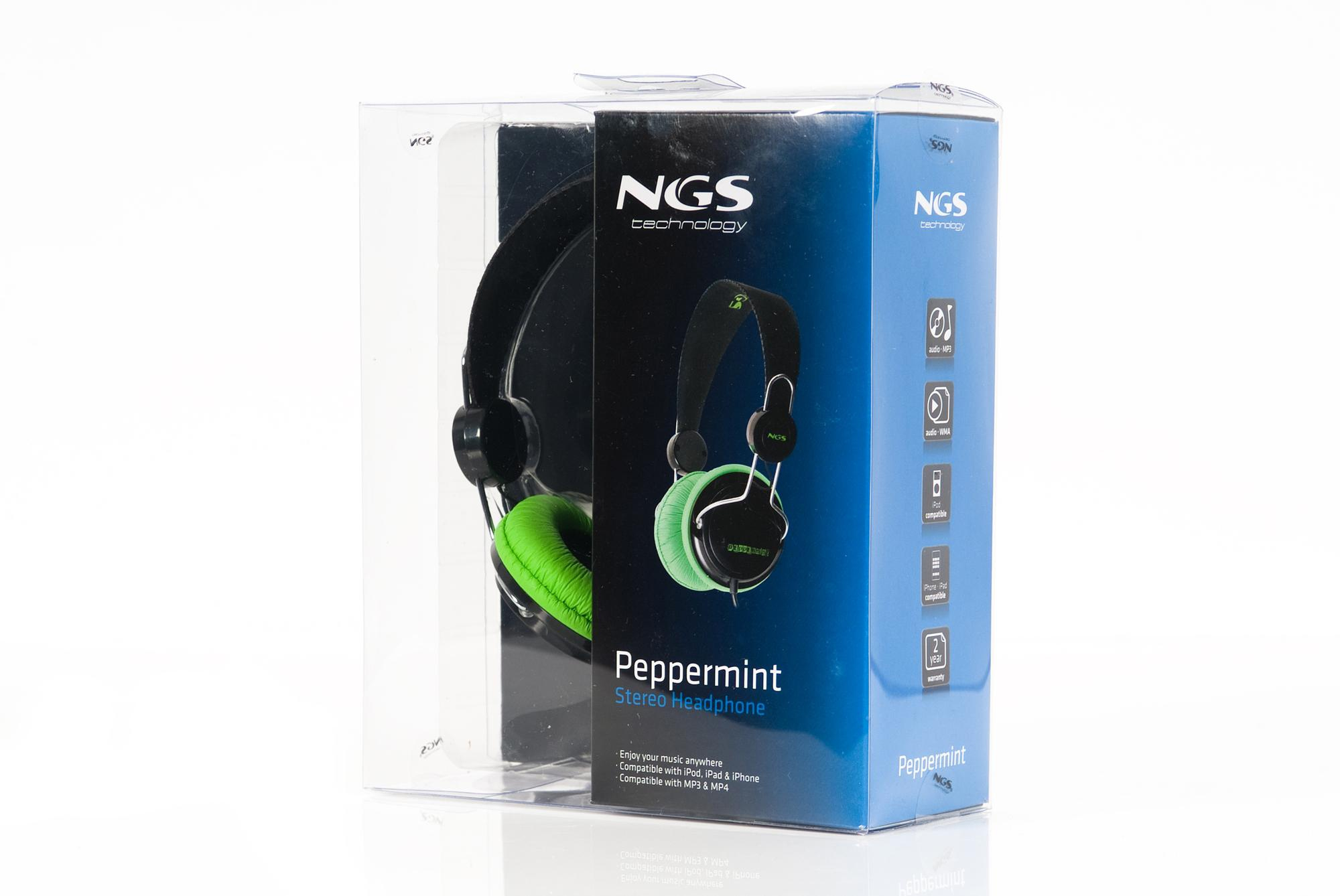 NGS Peppermint Headphones Wired Black, Green – image 8