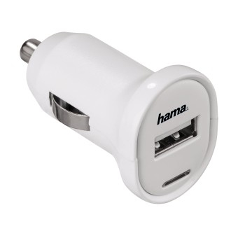 Hama 00136121 mobile device charger Universal White Cigar lighter Auto