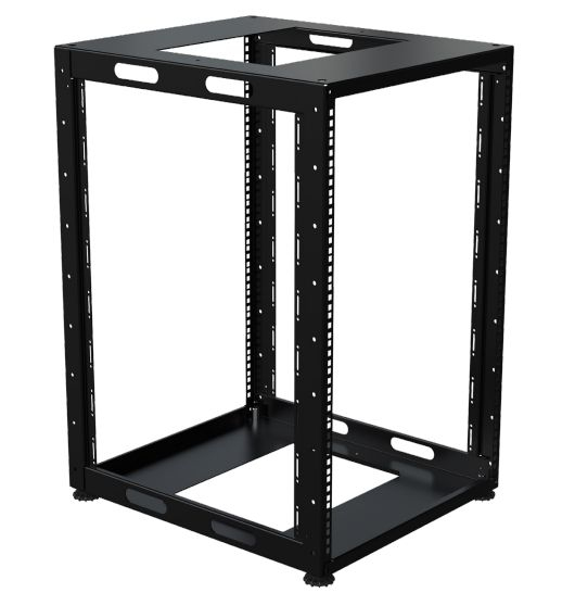 Lanview LVN-OPEN-16U-BL rack cabinet Black