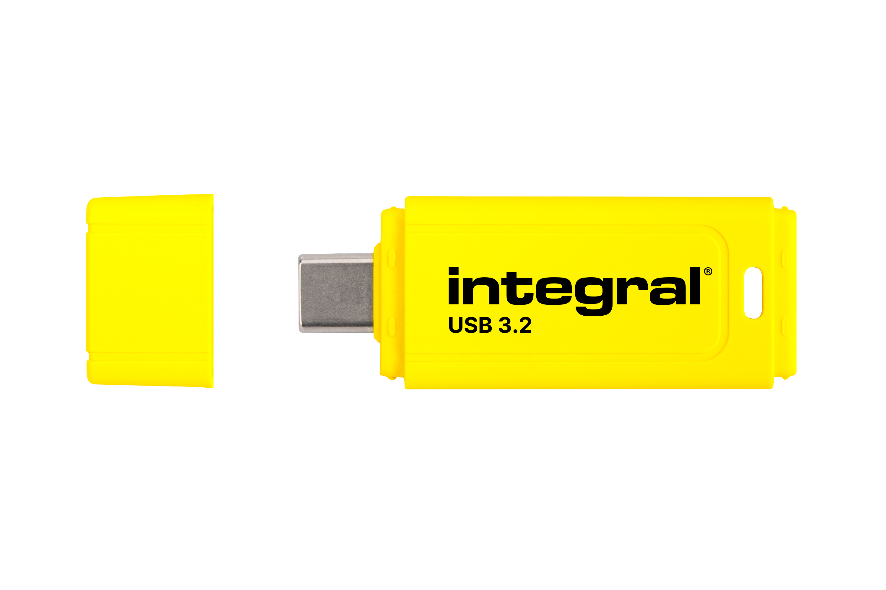 CLE USB 128GB USB-C 3.2 GEN1 DRIVE (USB3.1 USB3.0) NEON-C JAUNE FLUO JUSQU'...