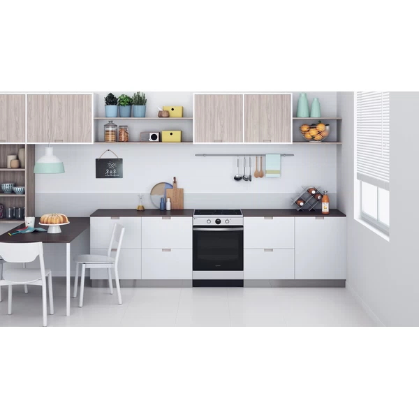 Indesit IS67IQ8CCX/FR Freestanding cooker Electric Zone induction hob Stainless steel – image 6
