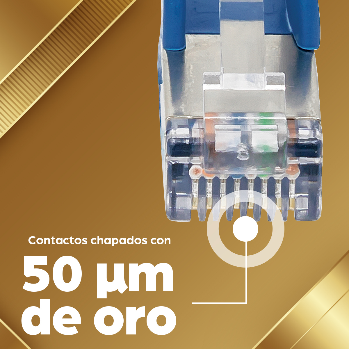 Patch Cord Cat6A 4.2m Intellinet 741507, Blindado, Hasta 10Gbps, Color Azul