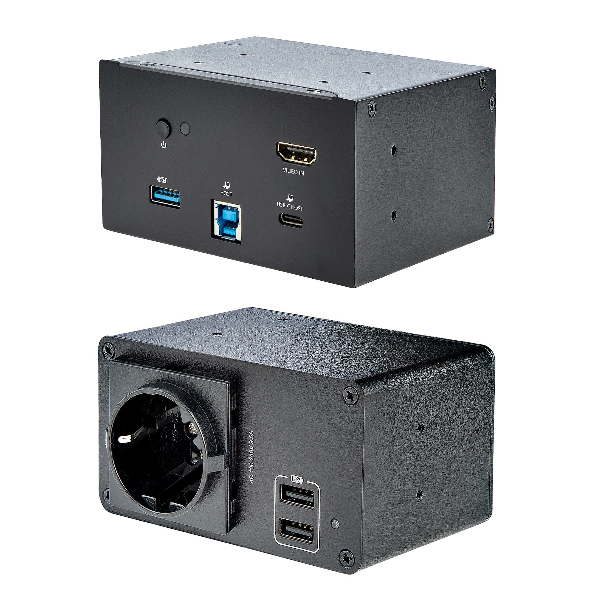 StarTech.com Conference Room Docking Station with Power/Charging; Table Connectivity Box, Universal USB-C Laptop Dock – image 3