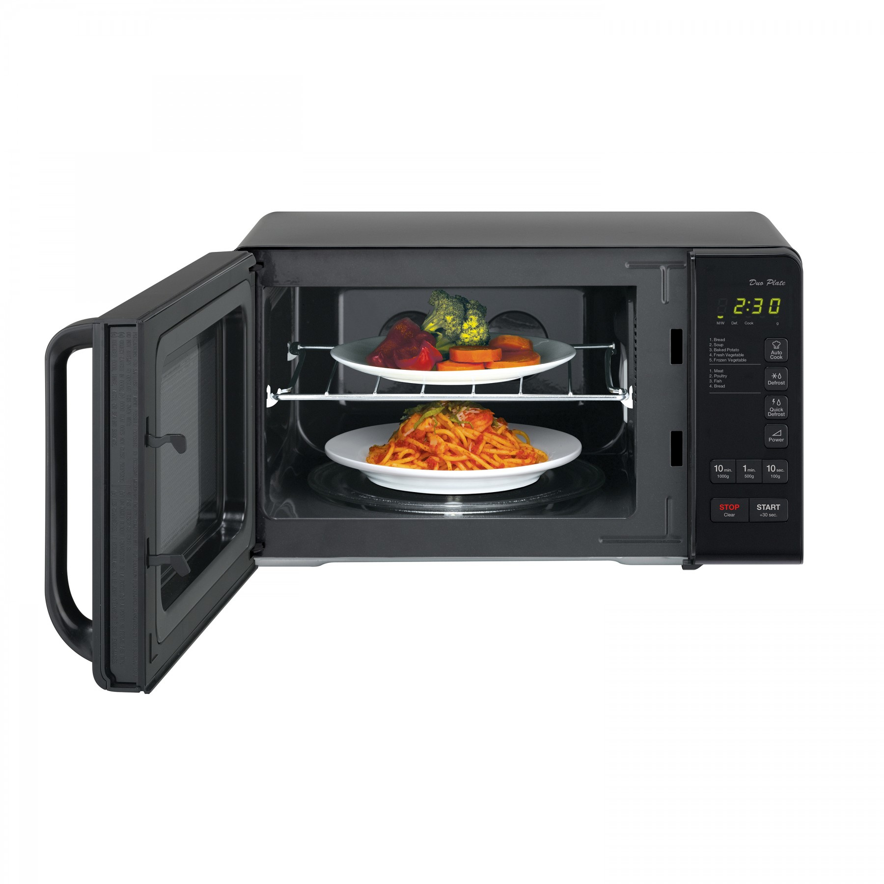 Daewoo KOR-6S3DBK microwave Black Solo microwave Countertop – image 5