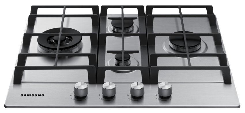Samsung NA64H3030BS hob Stainless steel Built-in Gas 4 zone(s) – image 3