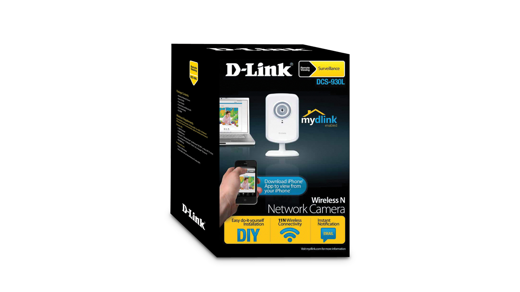 D-Link DCS-930L/A security camera Box IP security camera Indoor – image 4