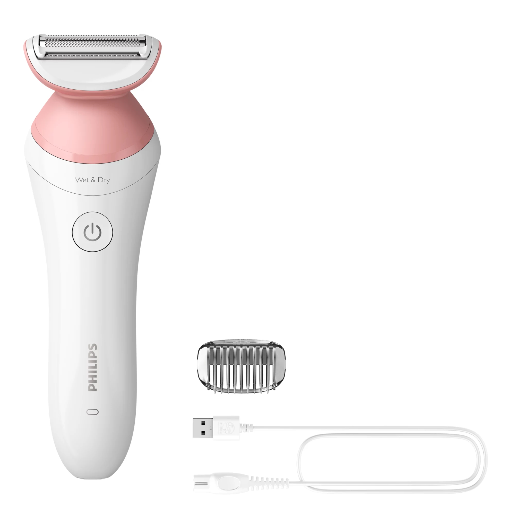 Philips BRL146/20 women's shaver 1 head(s) Trimmer Pink, White – image 1