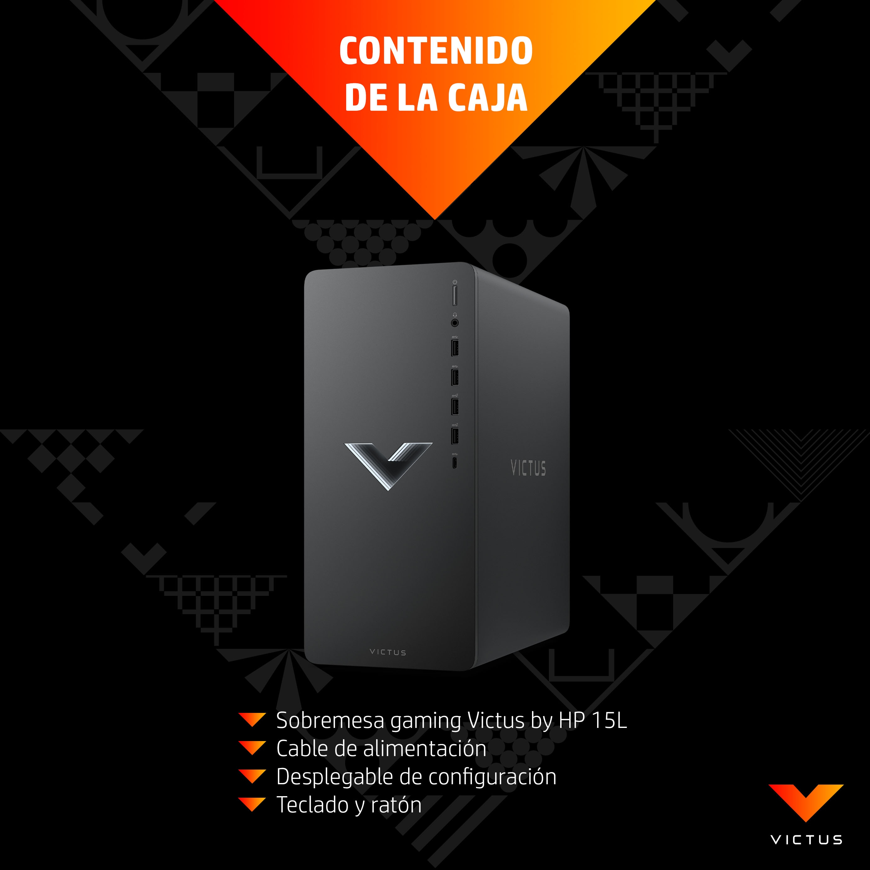 PC gaming - HP Victus 15L TG02-0009ns , AMD Ryzen™ 5 5600G, 16GB RAM, 512GB SSD, RTX™ 3050, W11 H, Plata - imagen 12