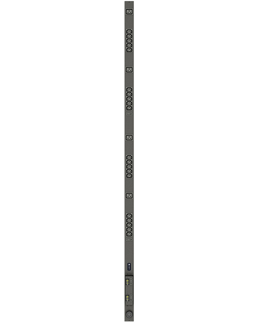Vertiv VP7541 power distribution unit (PDU) 24 AC outlet(s) Black