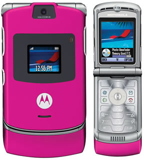 Motorola RAZR V3 Bubble Gum Pink