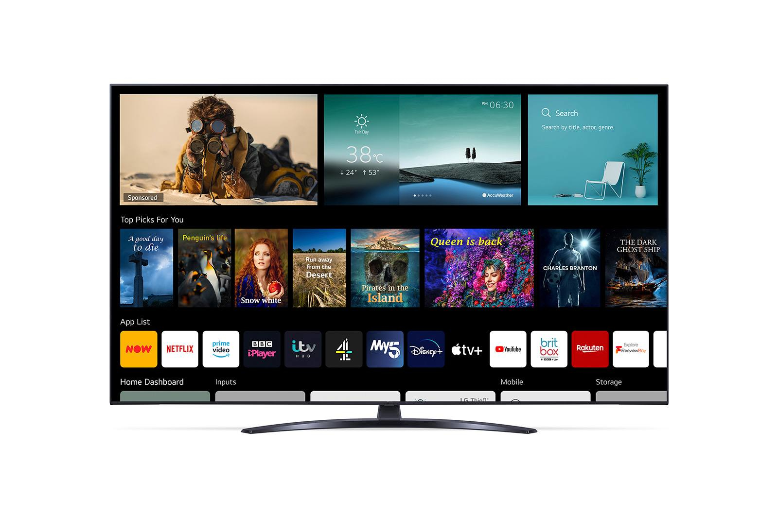 LG 65UP81006LR 165.1 cm (65") 4K Ultra HD Smart TV Wi-Fi Black – image 3