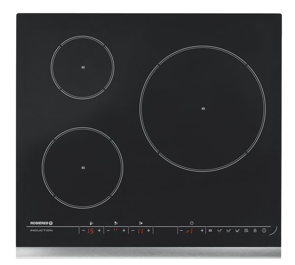 Rosieres RIF4637IN hob Black Built-in Zone induction hob 3 zone(s)