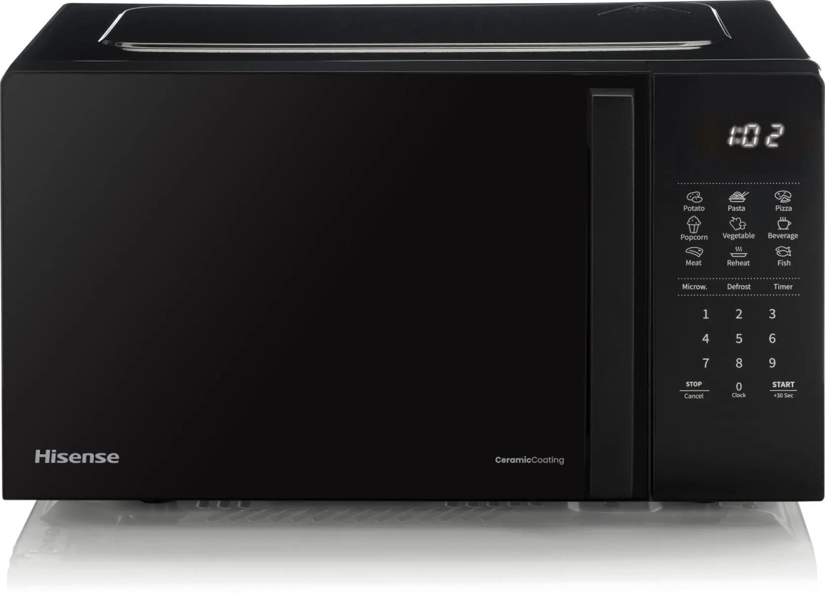 Hisense H20MOBS4H Black Solo microwave Countertop – image 1
