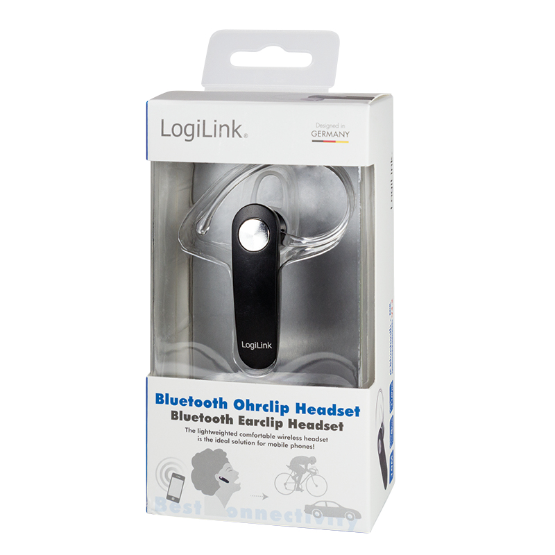 LogiLink BT0046 headphones/headset Wireless Ear-hook Calls/Music Bluetooth Black – image 7