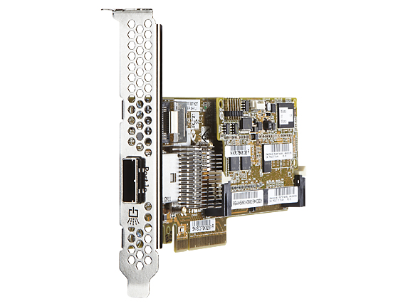 HP P222/512 FBWC 6Gb 1-port Int/1-port Ext SAS Controller