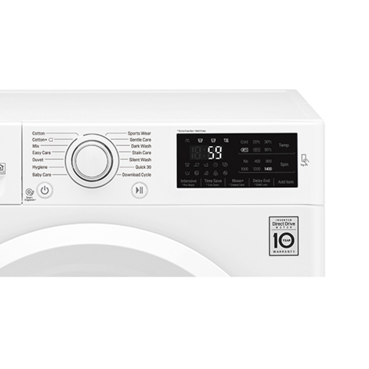 LG F4J5VY3W washing machine Front-load – image 3