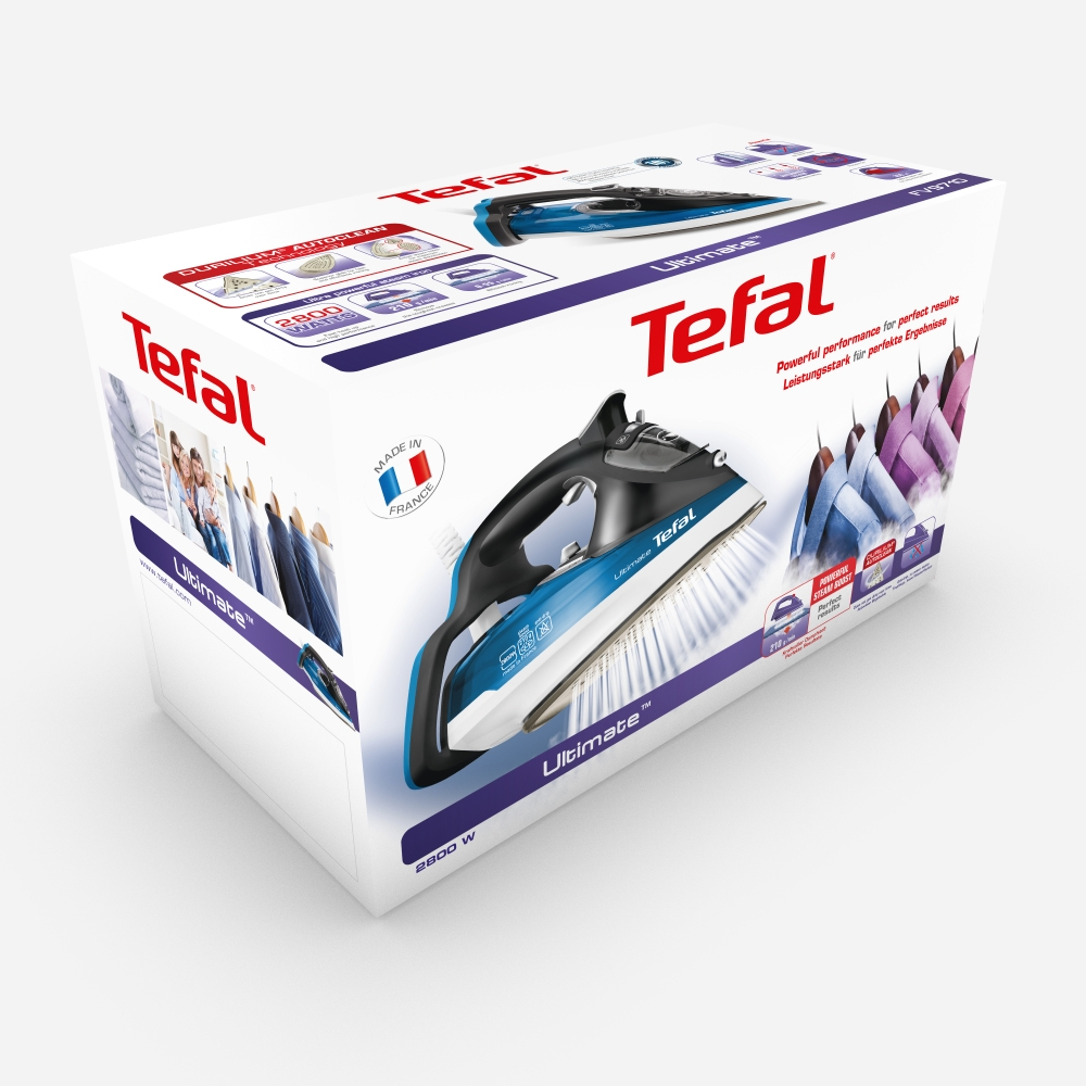 Tefal UltraGliss FV9710 iron Dry & Steam iron Durilium soleplate – image 7