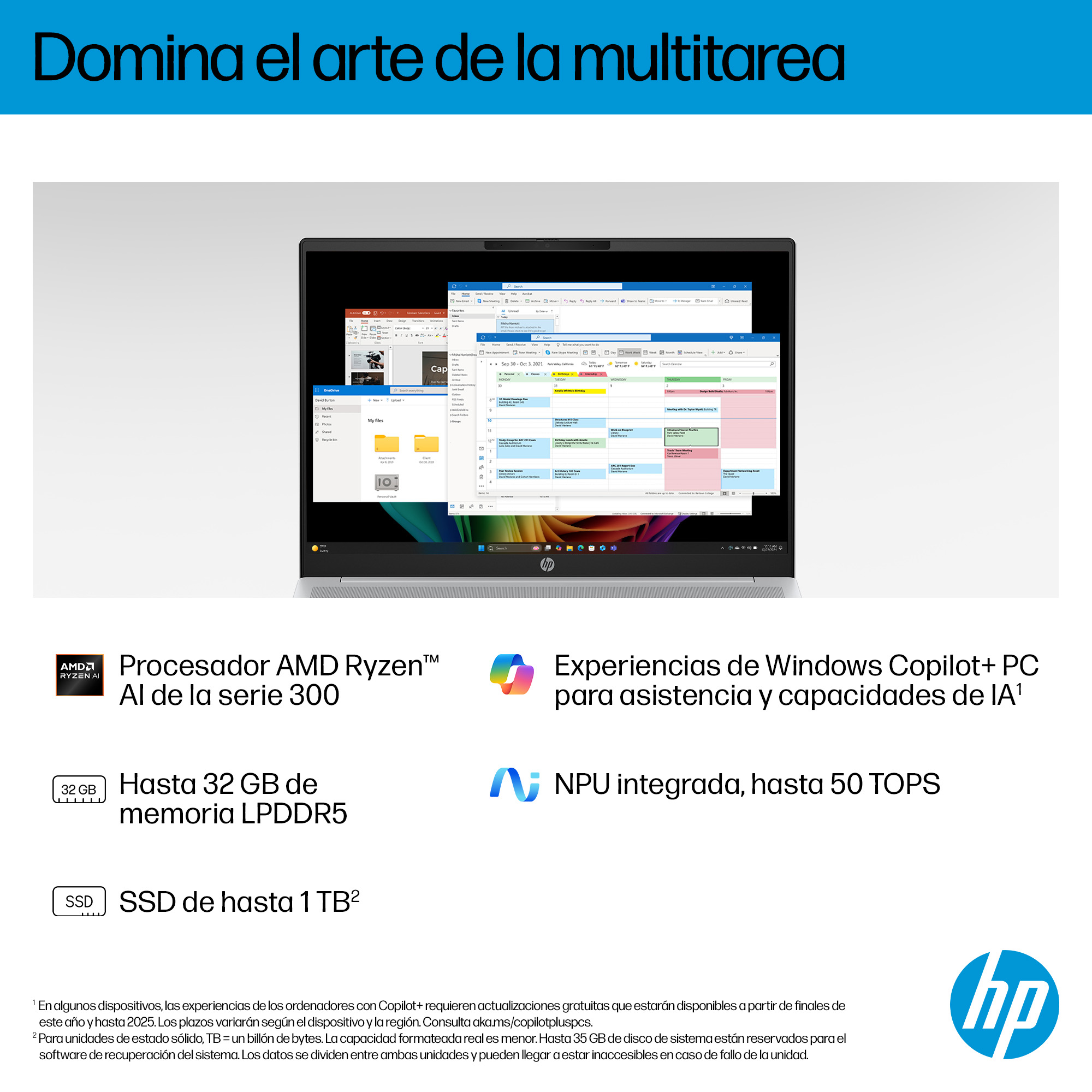 Portátil HP OmniBook 5 16-ag1010ns con 3 años de garantía - Con Inteligencia Artificial - imagen 11