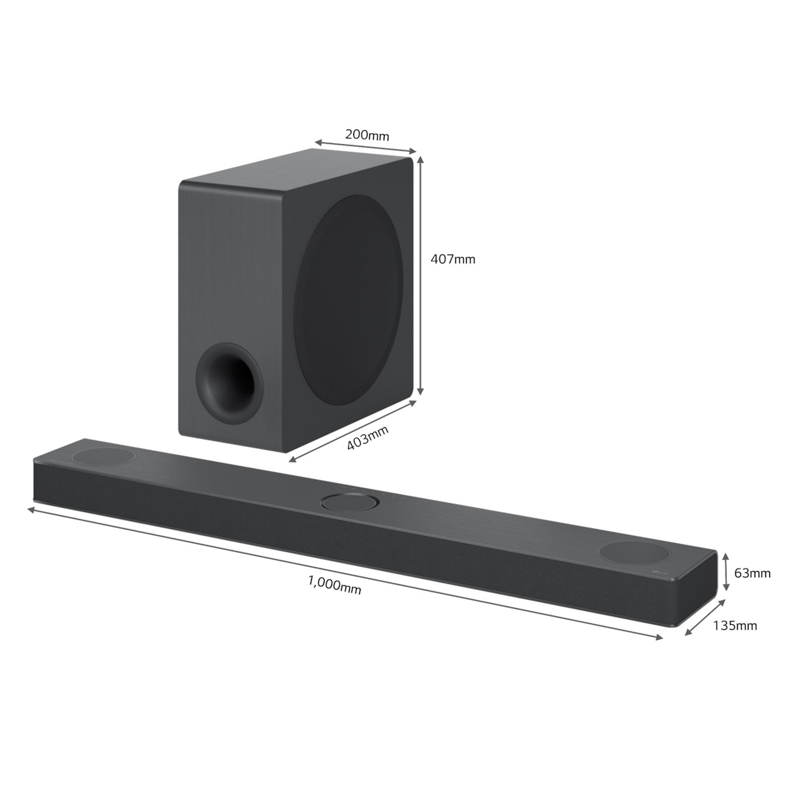 LG S80QY soundbar speaker Silver 3.1.3 channels – image 3