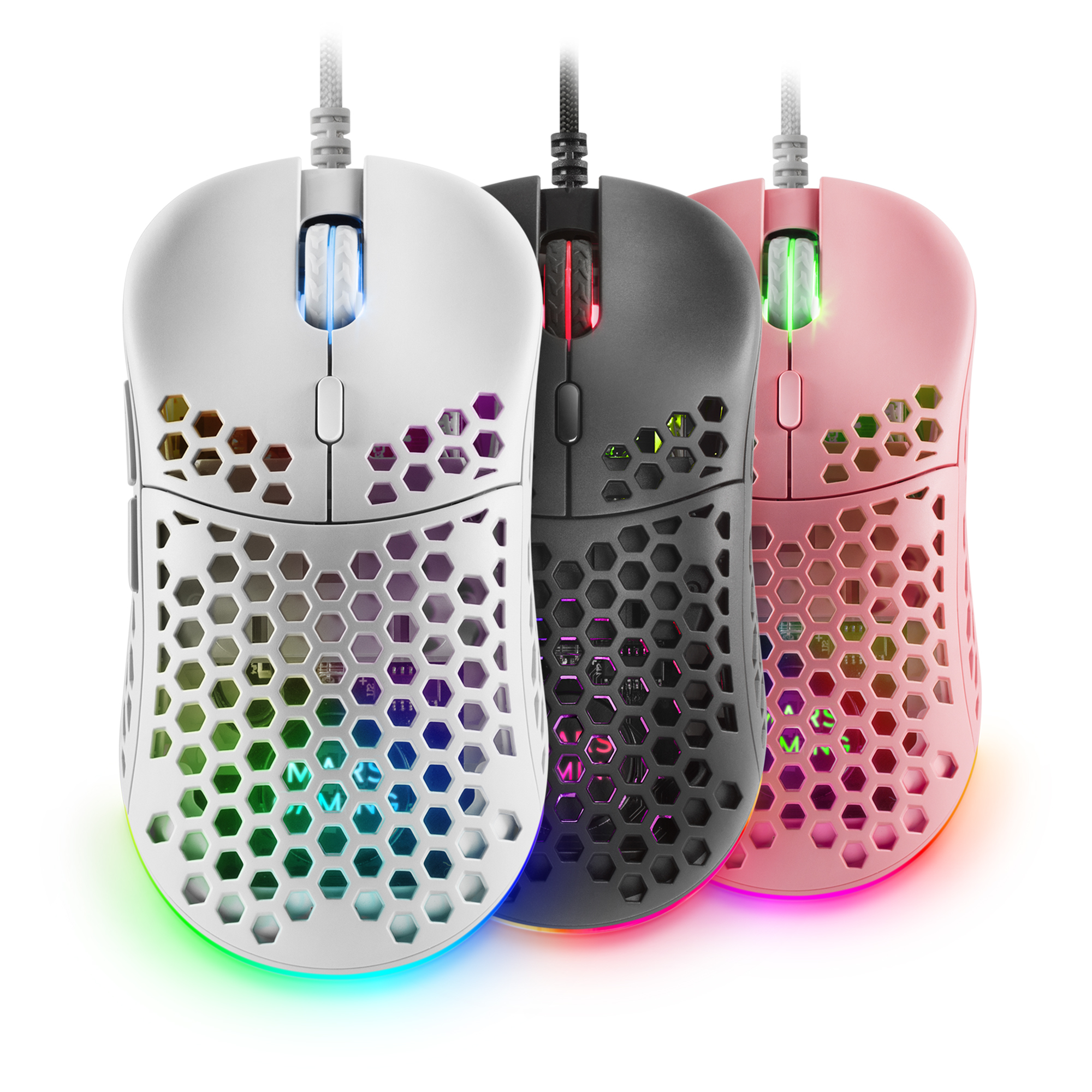 Mars Gaming MM55W White RGB Chroma Gaming Mouse Ultra-lightweight – image 7