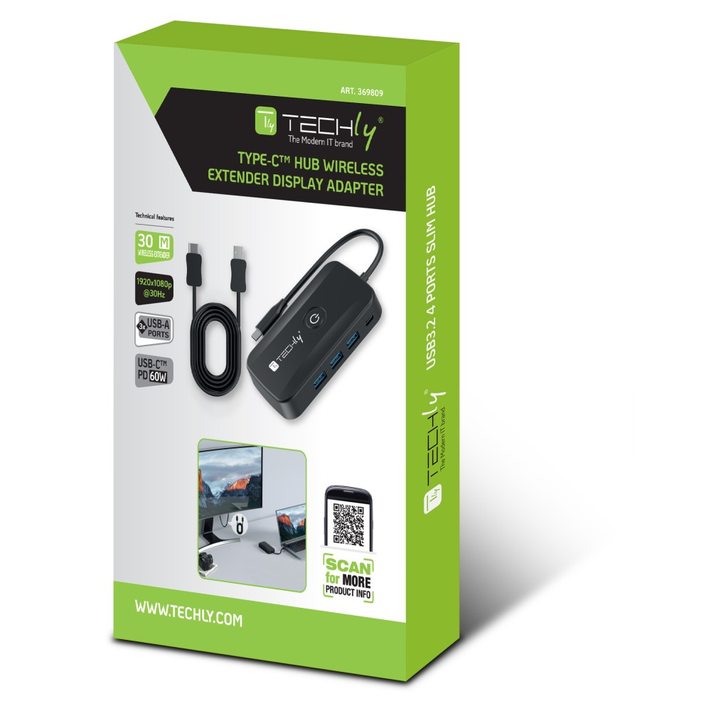 Techly IDATA USBC-HUB5WL – image 2