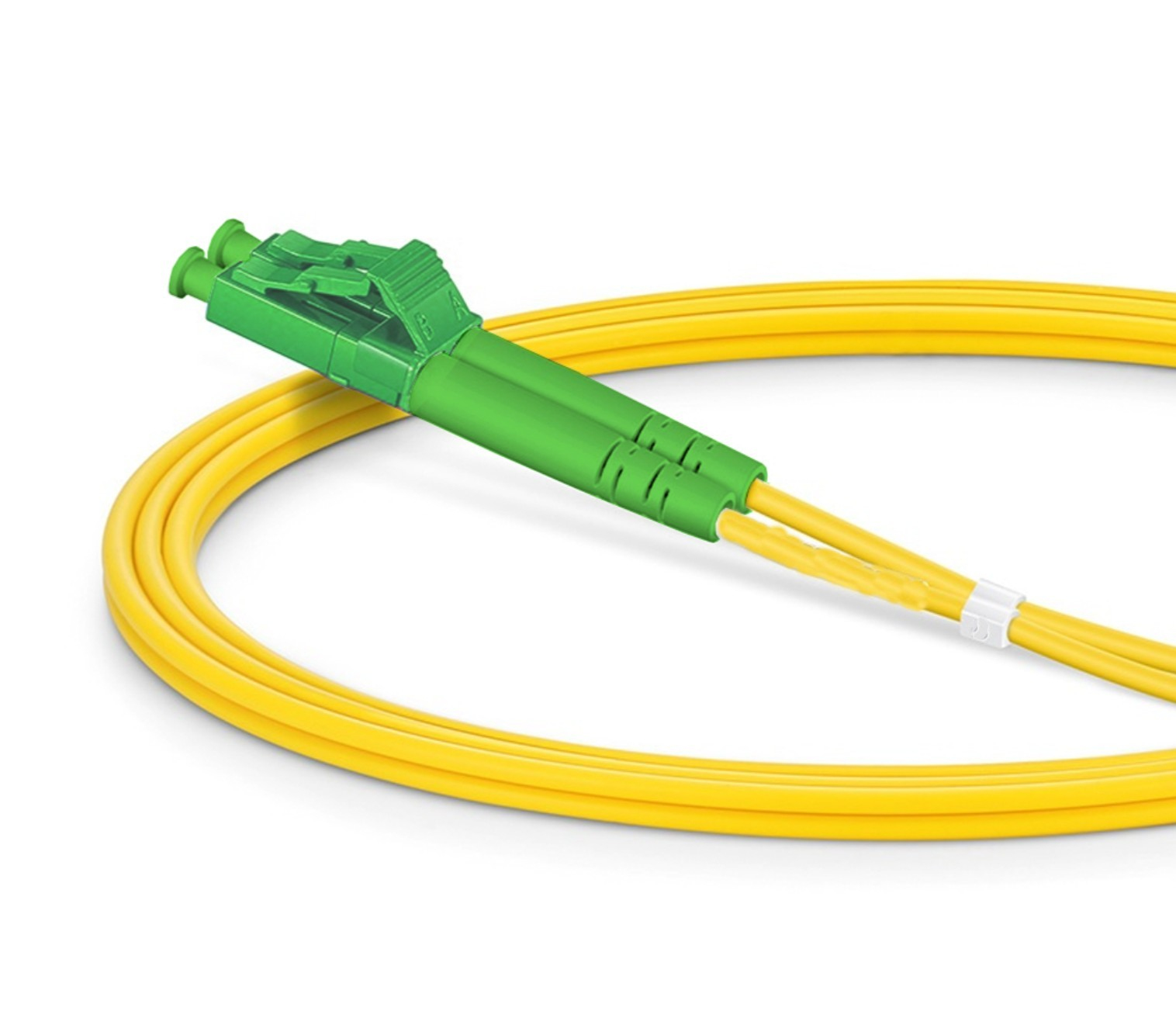 Equip Patchkabel E2000/APC->LC/APC 10.00m SM Duplex OS2 gelb