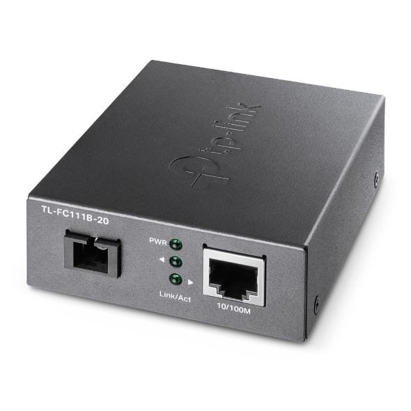 TP-Link Omada 10/100 Mbps RJ45 to 100 Mbps Single-mode SC WDM Bi-Directional Fiber Converter – image 1