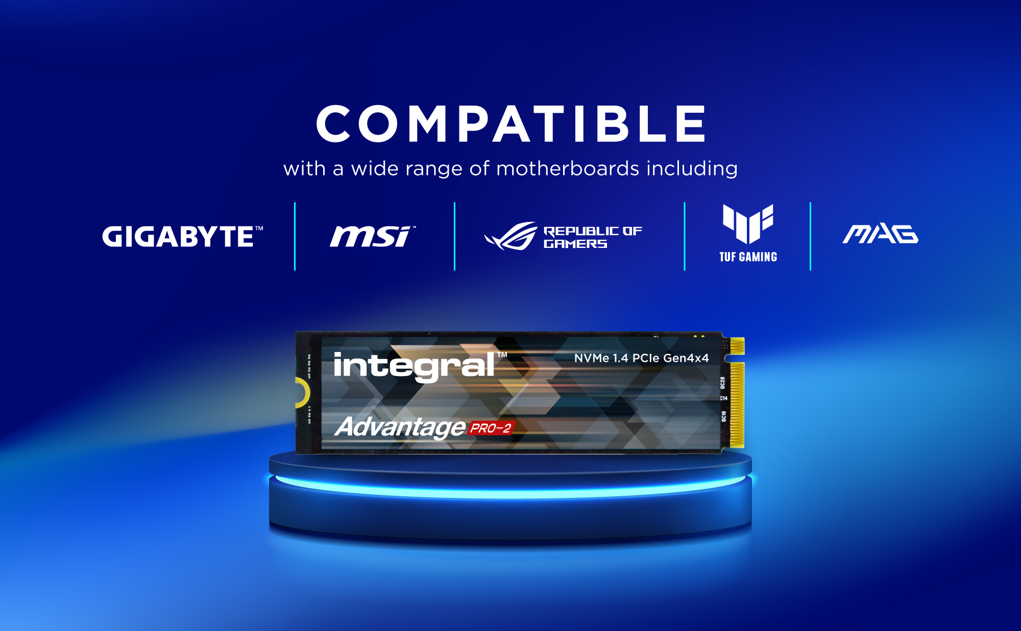 Integral 1TB - 1000GB SSD M.2 2280 NVME 1.4 PCIe Gen4 x4 R-7200MB/s W-6100MB/s IOPS R-1000K W-850K TBW 440 ADVANTAGE PRO-2 – image 5