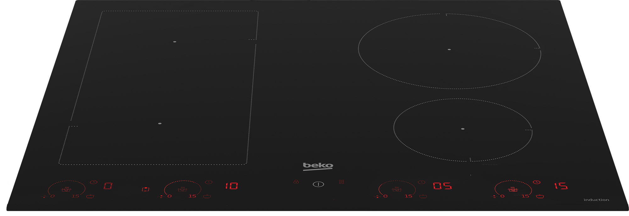 Beko HII64820UFT 60cm Induction Hob with IndyFlex – image 3