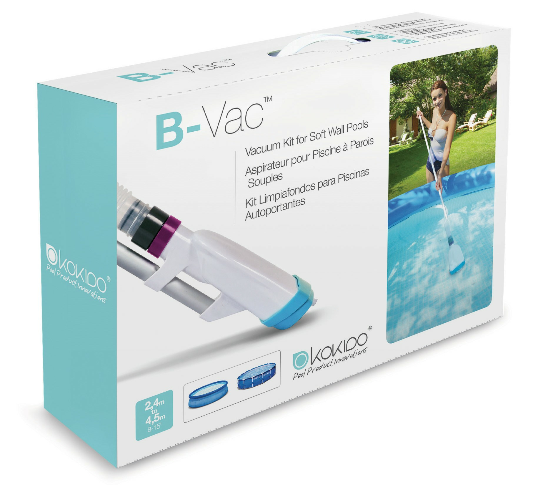 Kokido B-VAC Pool Cleaning System for Soft Wall Pools – image 4