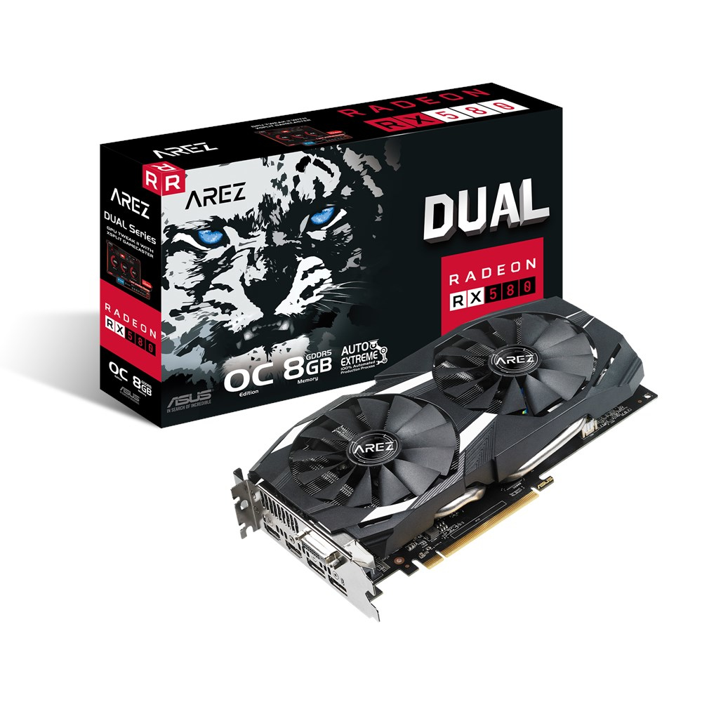 ASUS AREZ-DUAL-RX580-O8G AMD Radeon RX 580