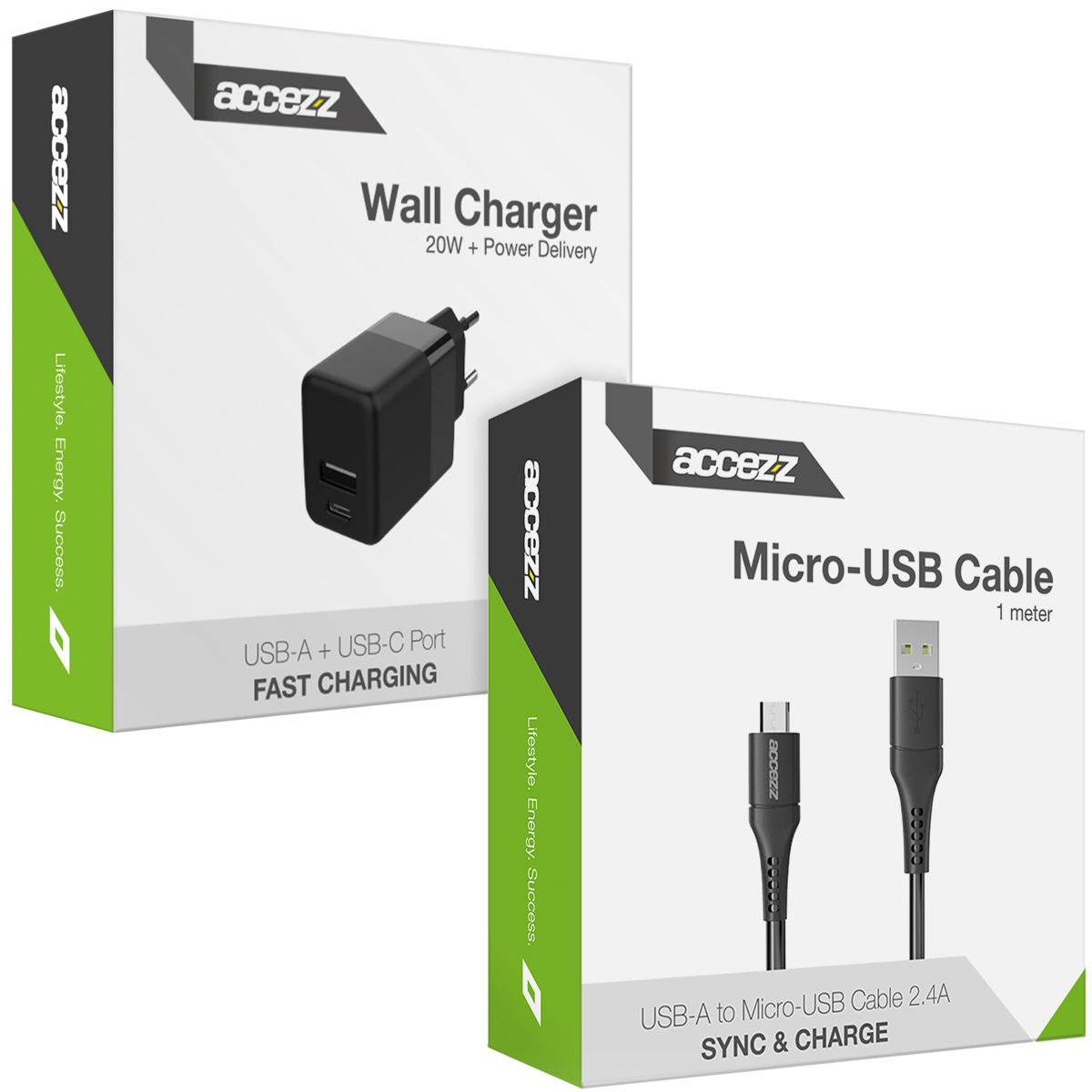 Accezz SH00046241 mobile device charger Smartphone Black AC Fast charging Indoor – image 4