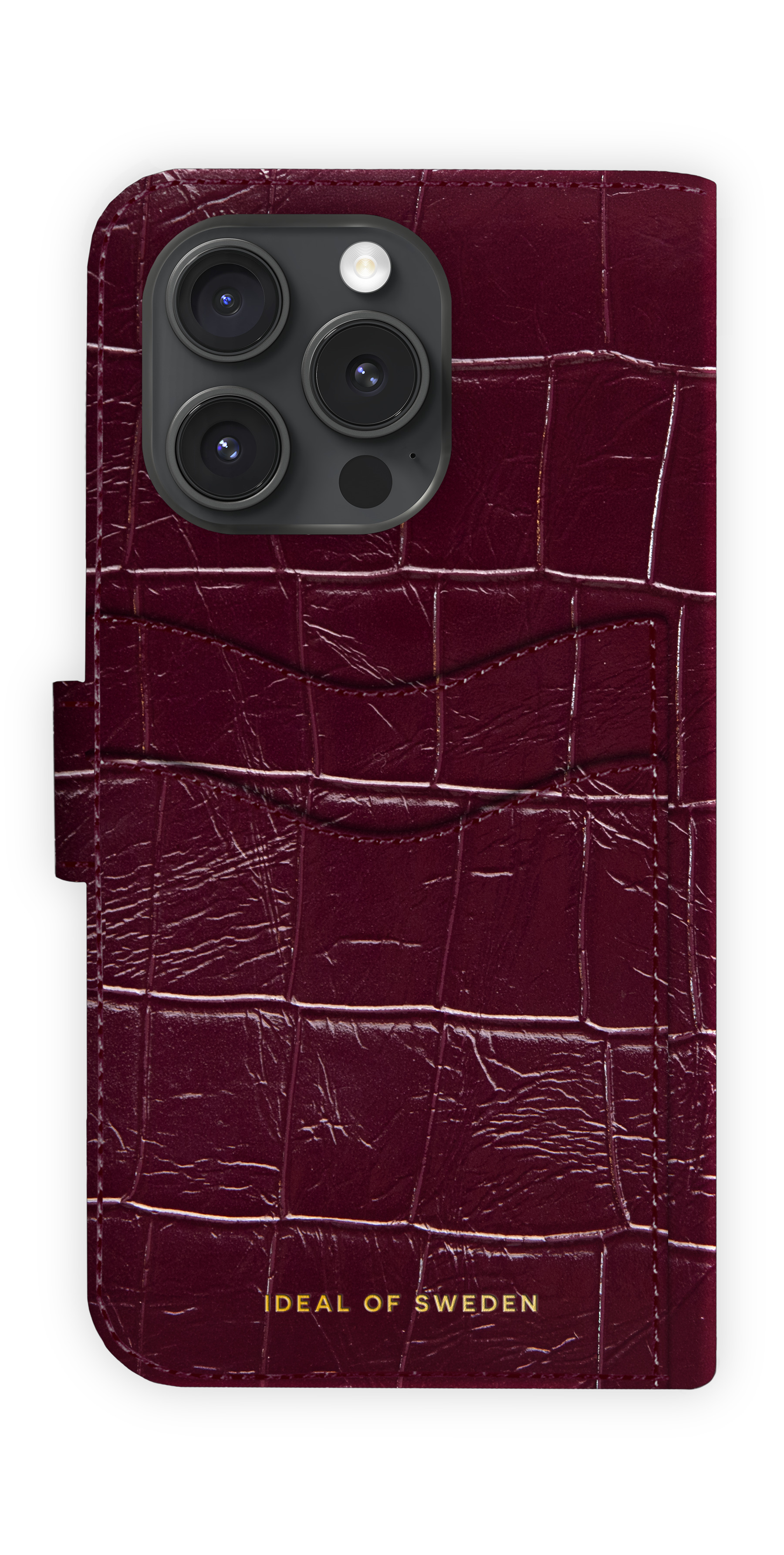 iDeal of Sweden Magnet Wallet+ MagSafe iPhone 16 Pro Fine Wine Croco – image 2