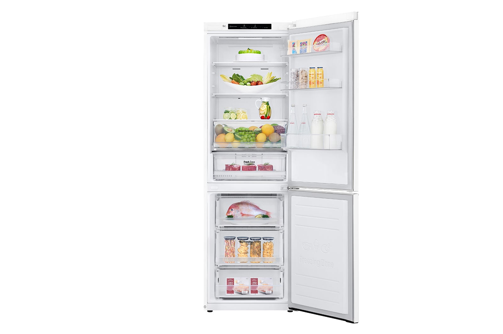 LG GBB61SWJMN fridge-freezer Freestanding – image 2