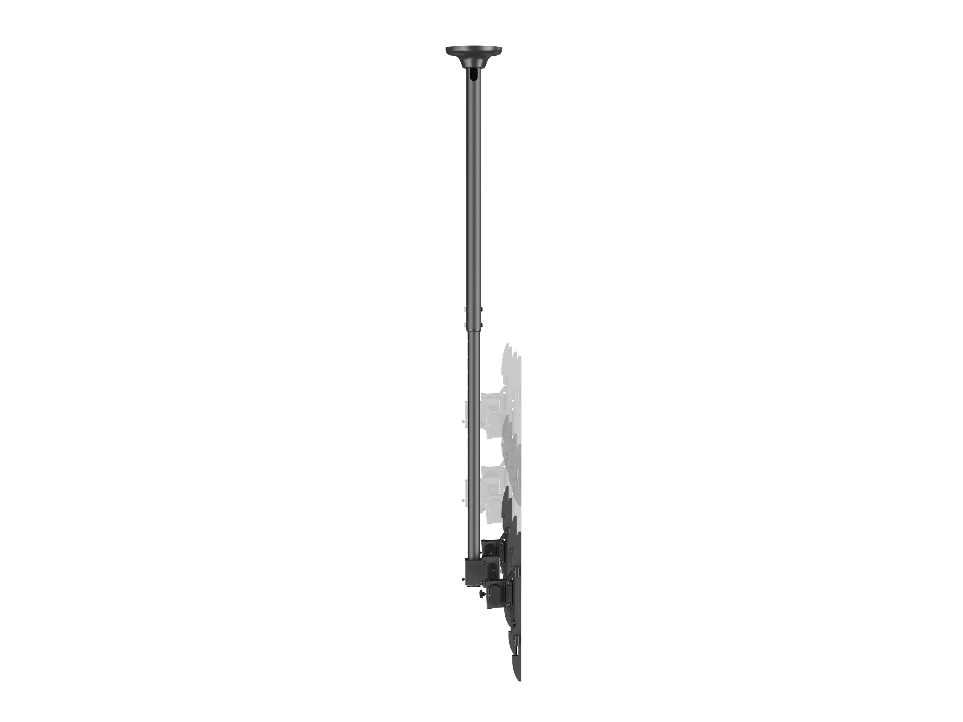 Equip Deckenhalterung 32-60/2TFT  40Kg Manu Dual-Screen sw lite Retail